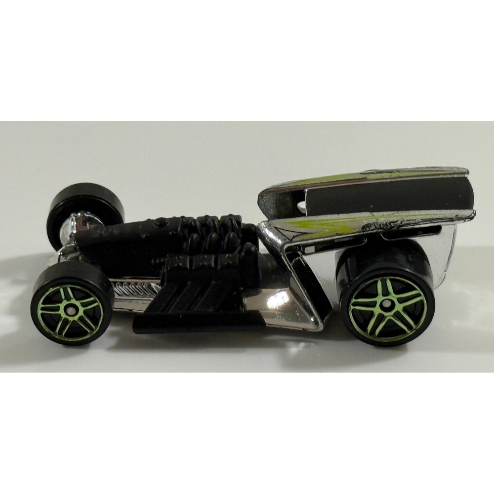 Hot Wheels Z-Rod Kids 1:64 Chrome Silver Black Green Diecast Toy Car 2015